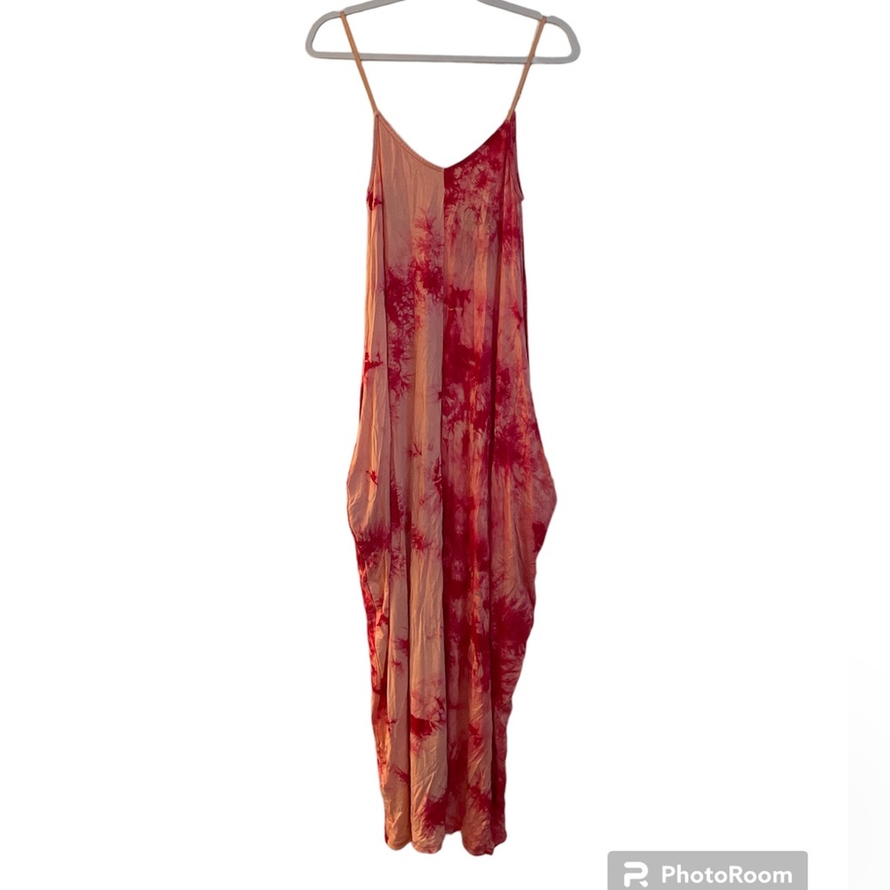 Got It In My Pocket Tie Dye Maxi Dress